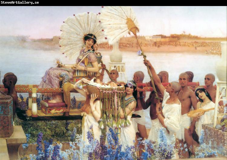 Alma-Tadema, Sir Lawrence The Finding of Moses (mk23)